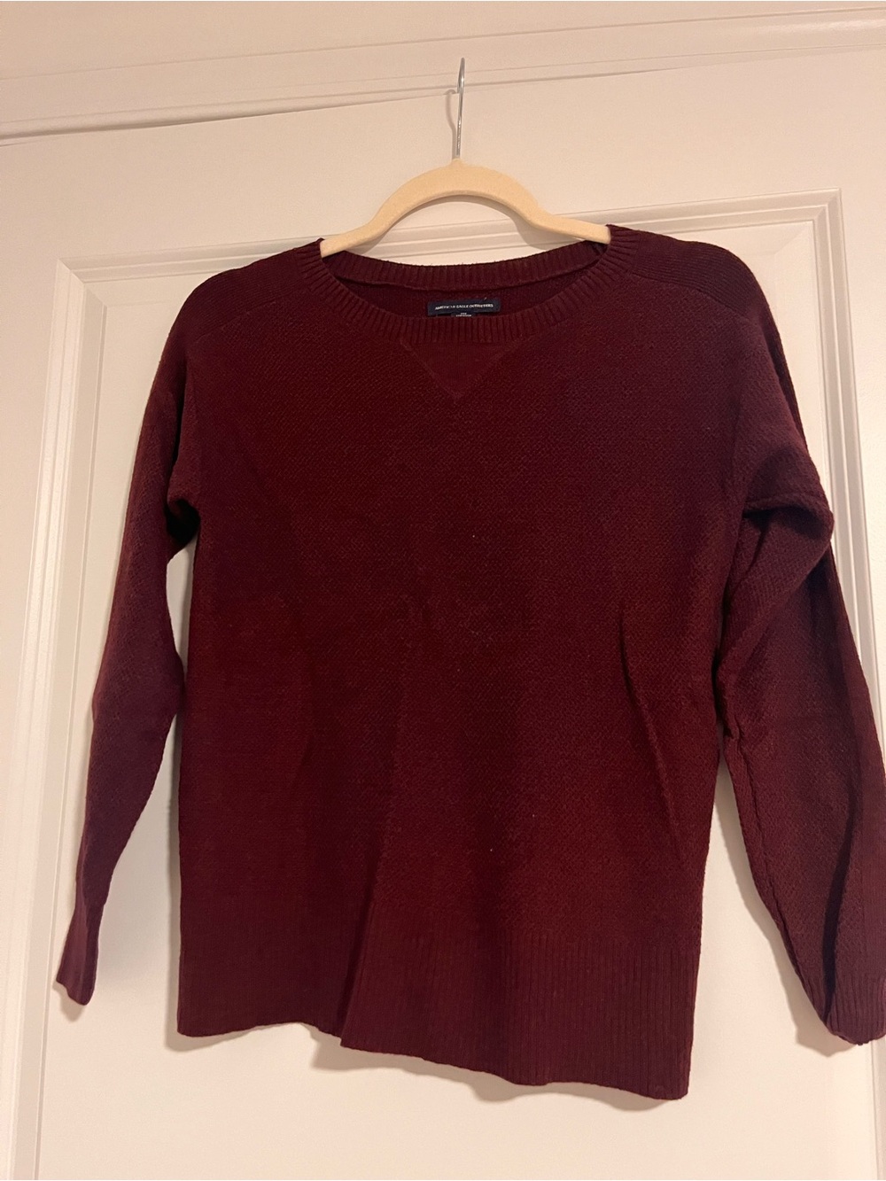 Ladies American Eagle Maroon Sweater - Size XXS